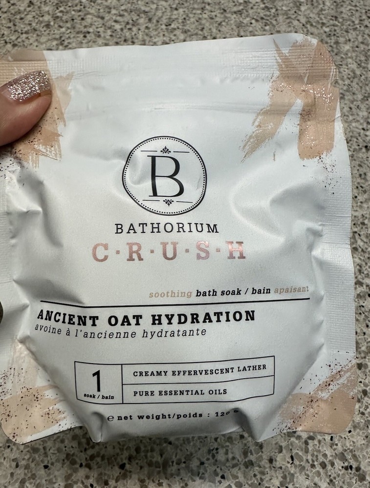 BATHORIUM CRUSH Bath Soak ANCIENT OAT HYDRATION 120g 1-BATH SOAK SEALED