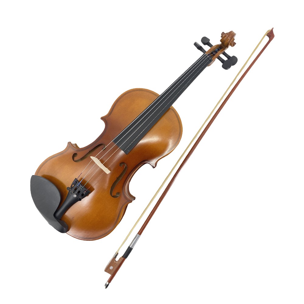 4/4 Violin Starter Gift Set Spruce & Maple with Case, Bow, Shoulder Rest