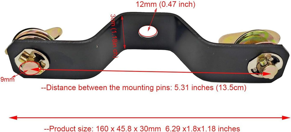 4 Pack Moving Head Light Bridge Connector Truss Clamp Bracket, Stage Light Clamp