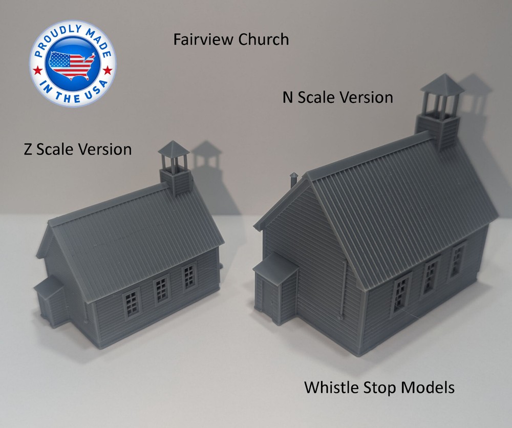 N-Scale Fairview Church