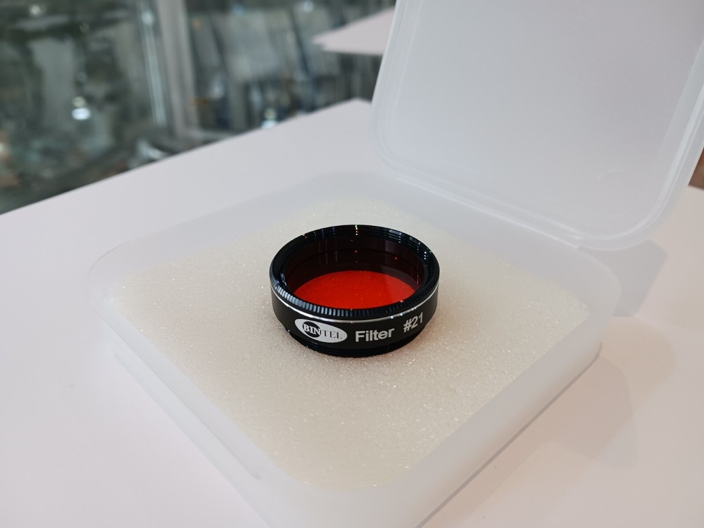 BINTEL TELESCOPE FILTER GSO #21 ORANGE FILTER 1.25'' MADE IN TAIWAN