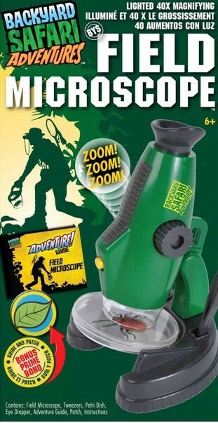 Backyard Safari Adventures Field Microscope 40X