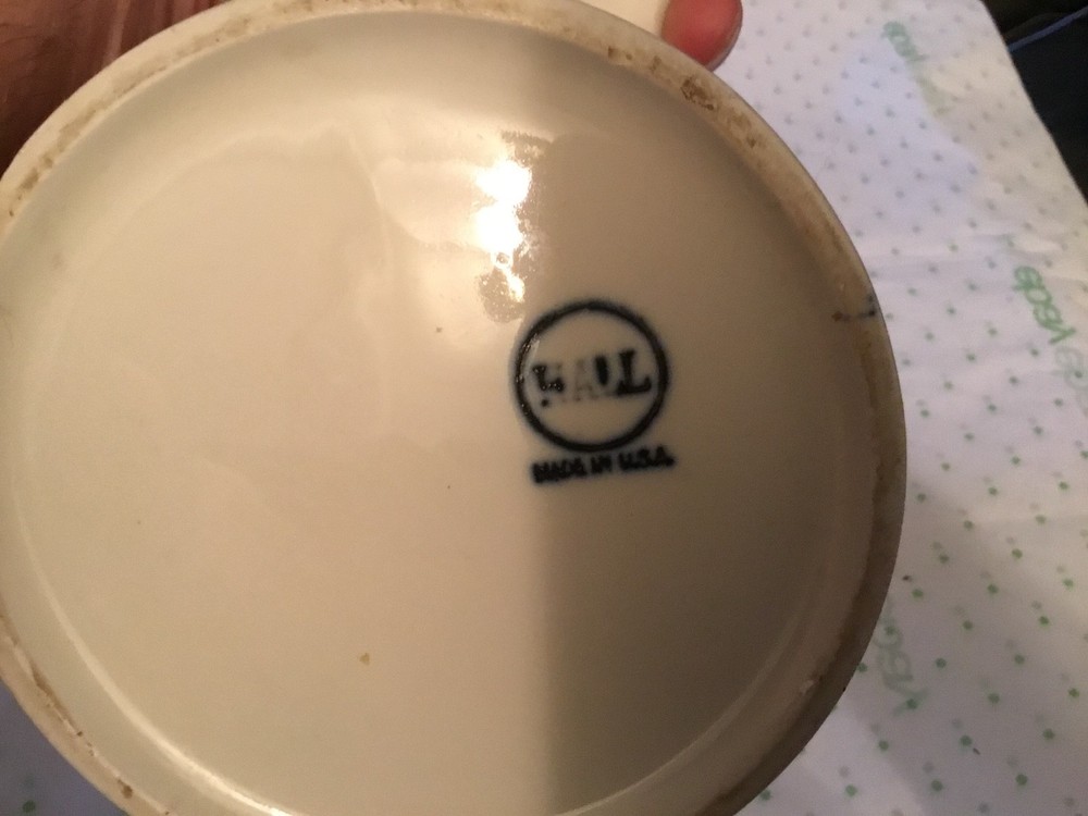 Schenley Drink pitcher marked "Hall" USA