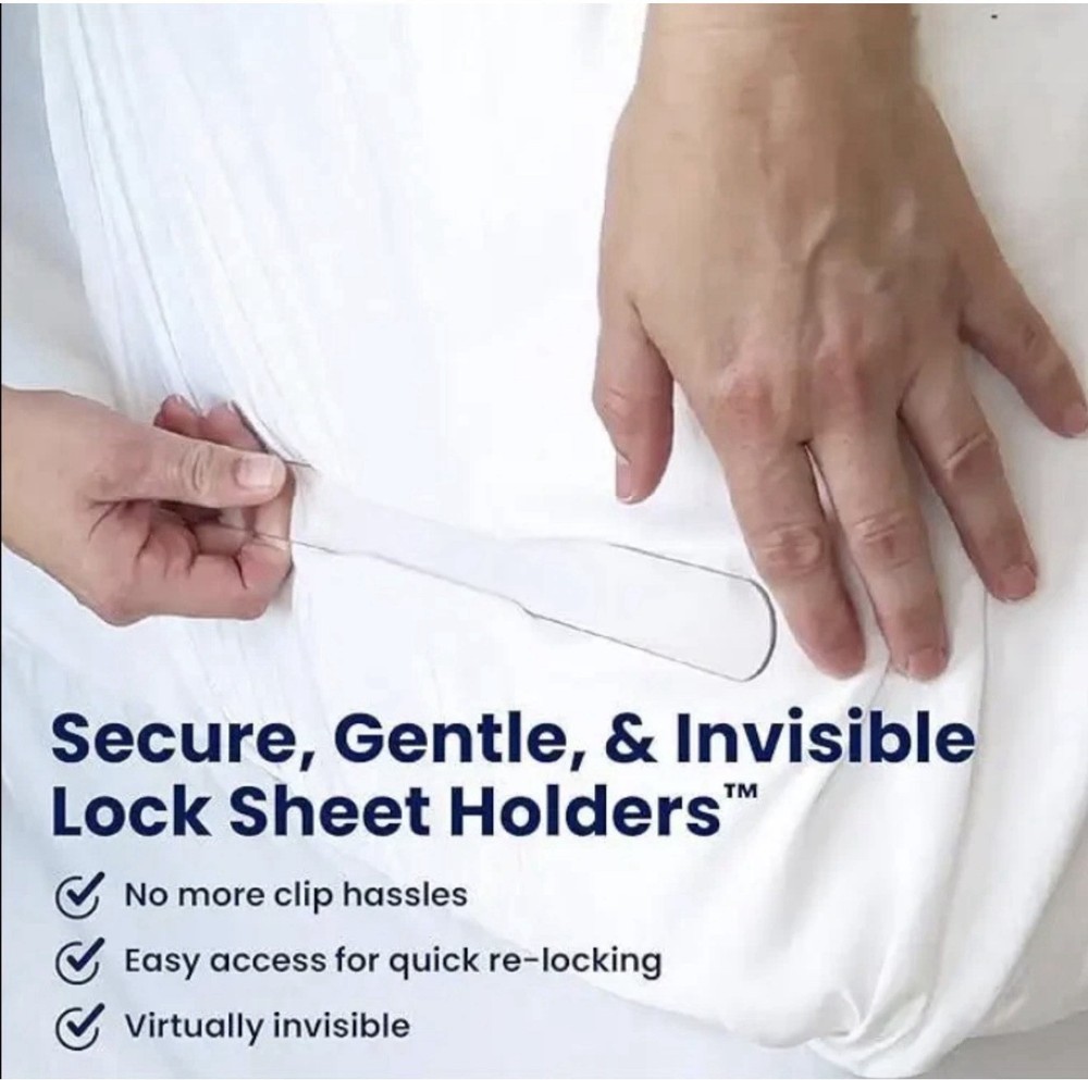 Lock Sheet Holders Keep Sheets Tight Heavy Duty Bed Sheet Holder Corner Fitted S