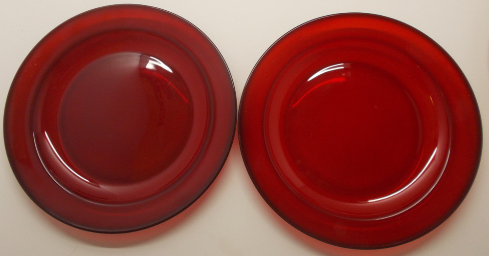 Vintage Arcoroc Red Ruby 12 Piece Coffee Set Glass Tableware Original Box