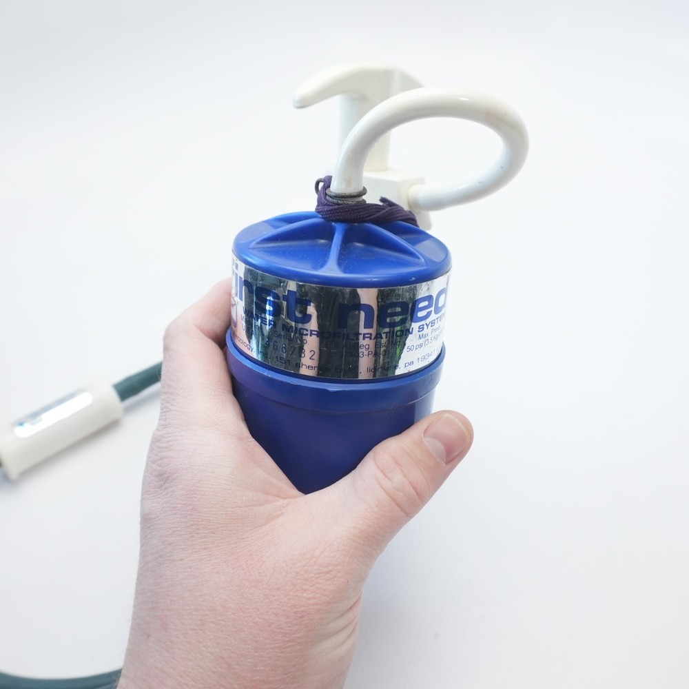 First Need Deluxe Portable Drinking Water Purifier Filter Camping Backpacking