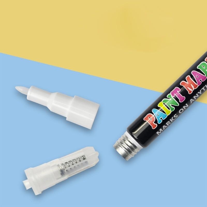 8pcs Empty Paint Marker Tube Smooth Flow Control for DIY Art Projects Tool