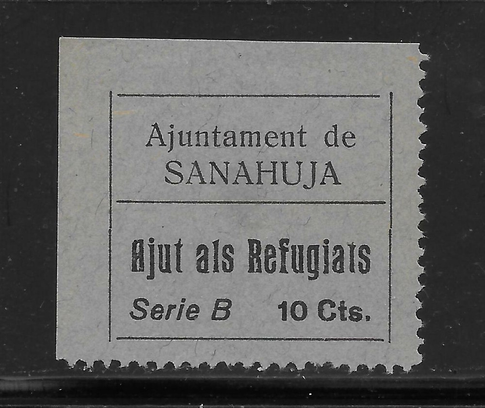 SANAHUJA   GG 1190   SOFIMA 1  MINT LIGHT HINGE    SPANISH CIVIL WAR