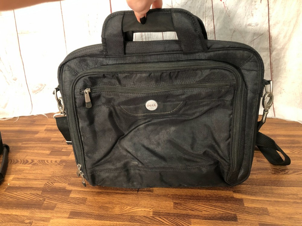 Dell Laptop Computer Briefcase Messenger Bag Shoulder Strap Black