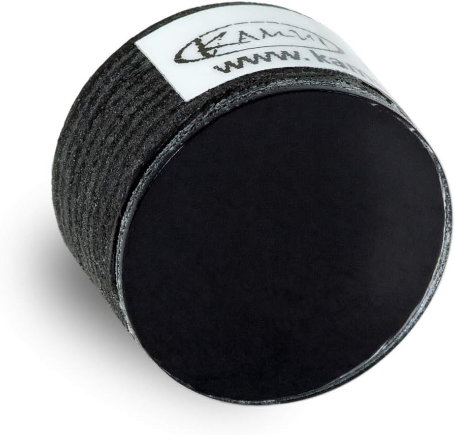 High Performance 14mm Black Laminated Cue Tip - Easy Installation & Playability