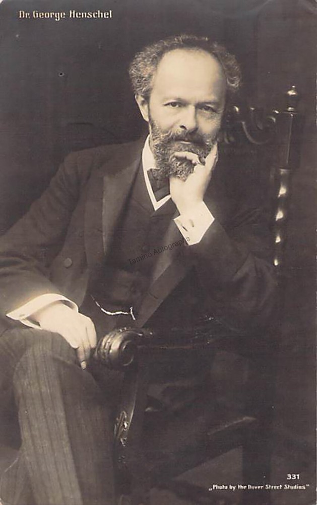 Henschel, George - Signed Photograph