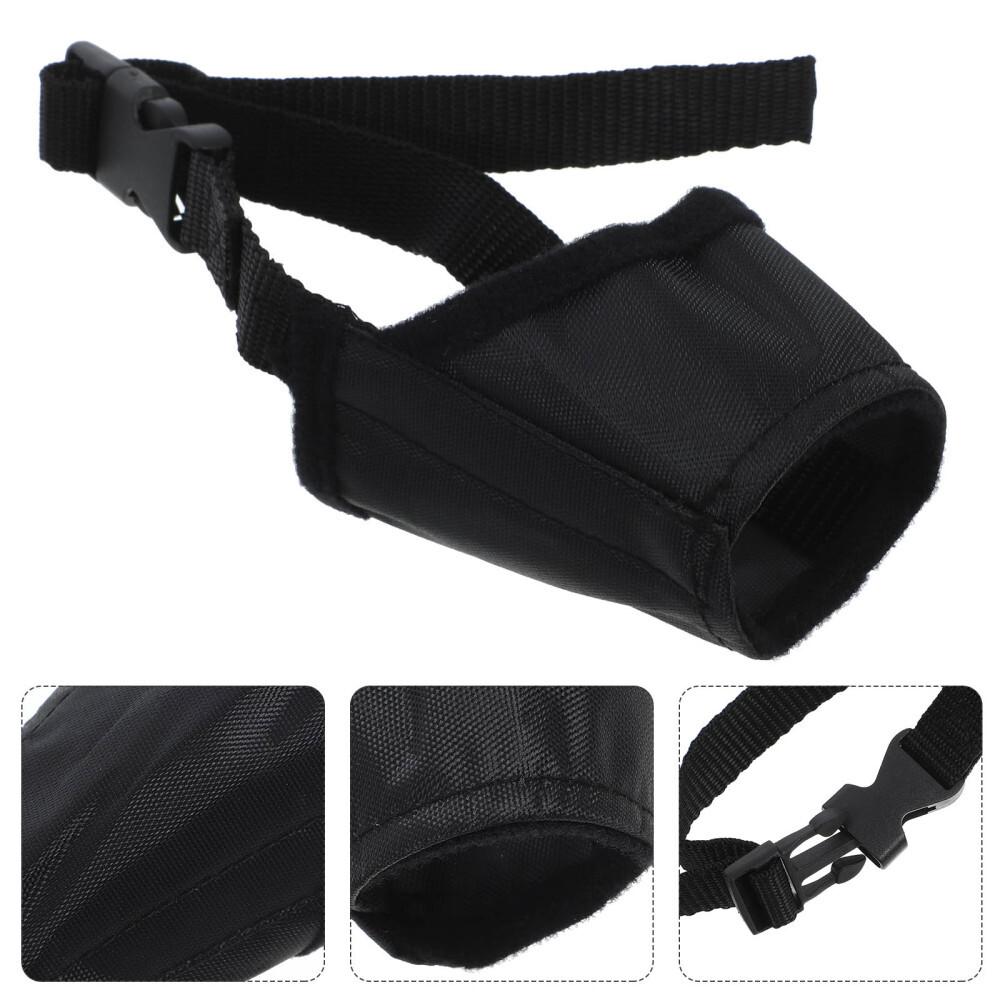 1x Puppy Muzzle Walking Puppy Muzzle Adjustable Muzzle Anti-Barking Doggy Muzzle