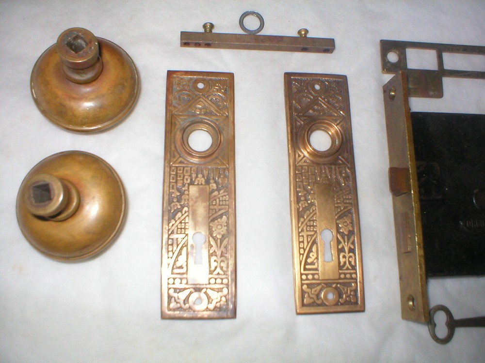 Antique Victorian Era Door Hardware