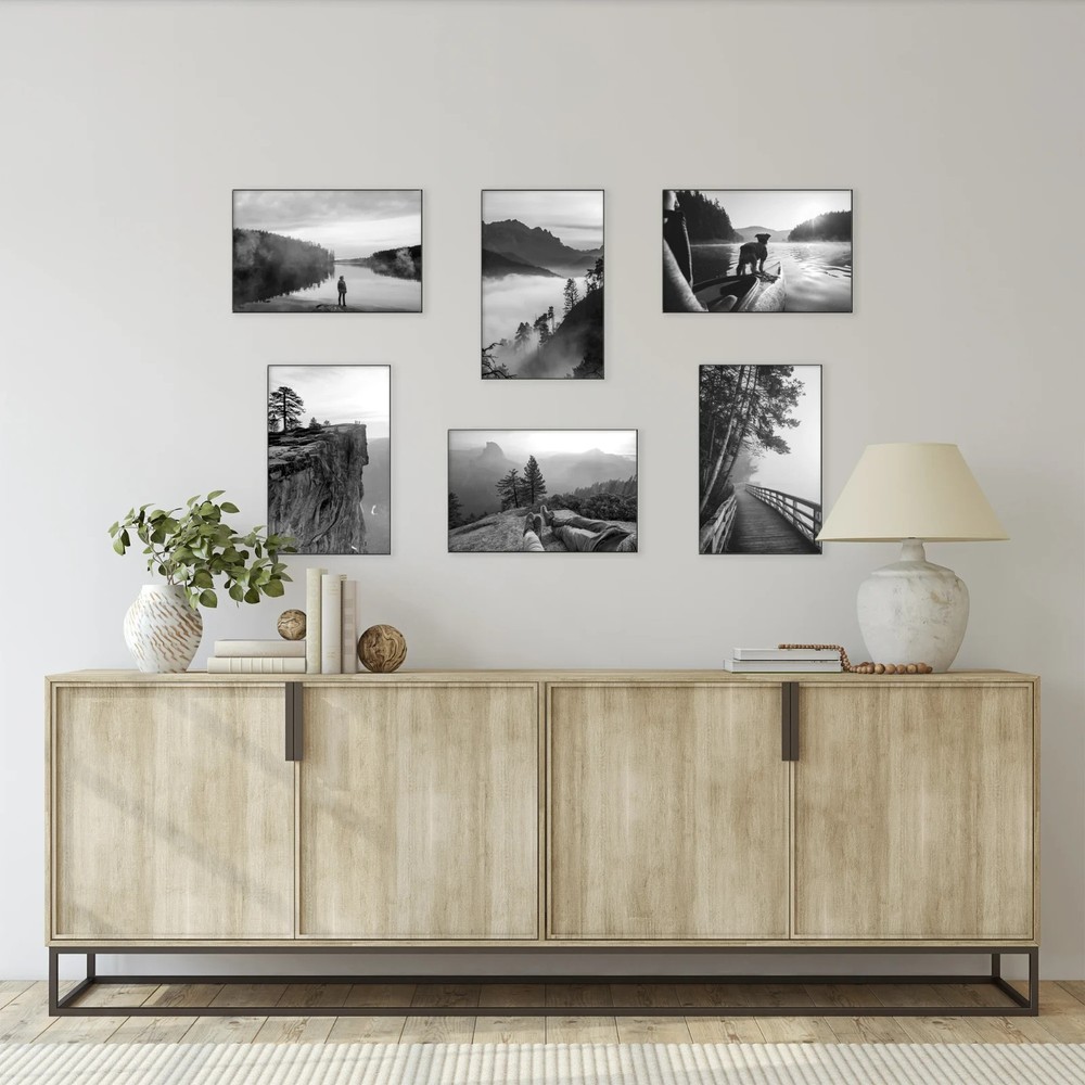 Mainstays–11x17 Picture Frame – Black Front Loading Wall or Tabletop Photo Frame
