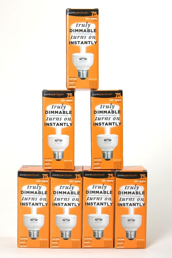 PureSpectrum Fully Dimmable Compact Fluorescent CFL 30 Pack 75 Watt Replacement
