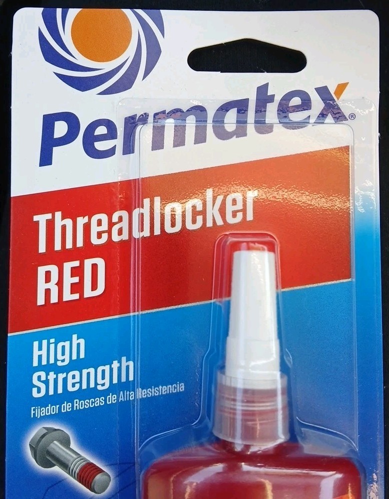 Permatex 27140 RED Threadlocker - High Strength- 1.22oz/36 mL