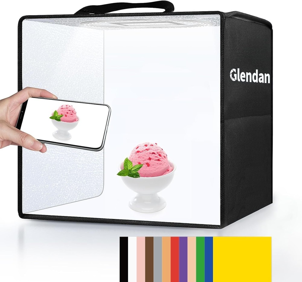 Professional Portable Light Box - Dimmable 112 LEDs, 16x12