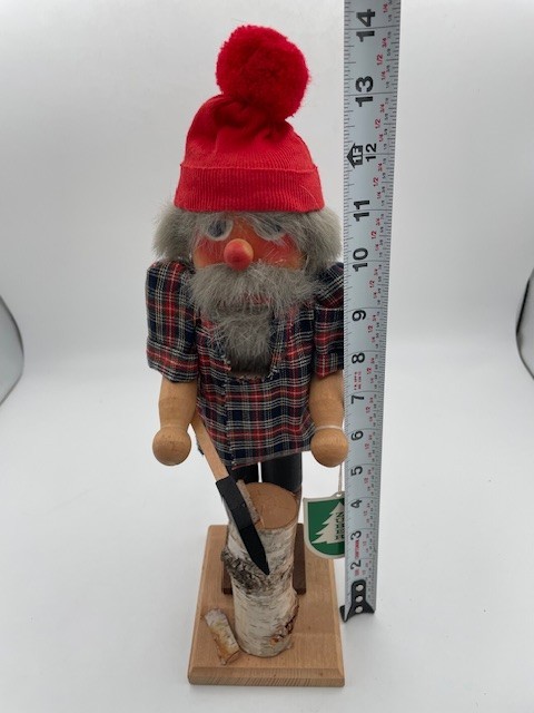 Vintage Zuber Woodsman Nutcracker ~13.5"