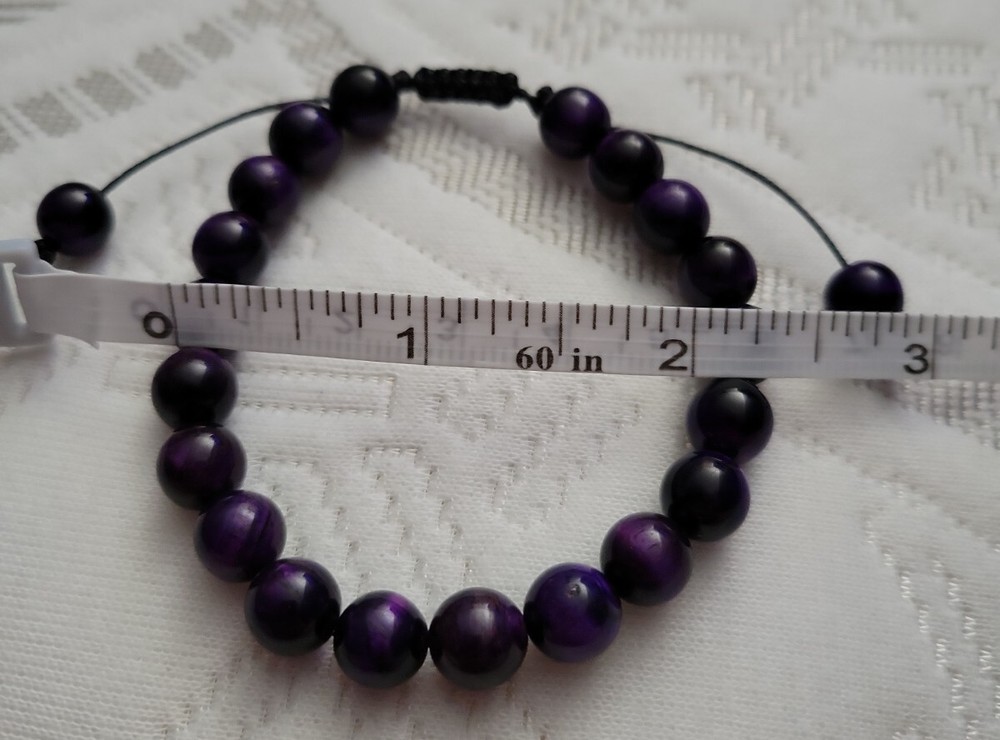 Purple Tiger Eye Bracelet