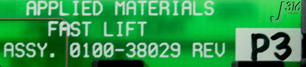 26416 APPLIED MATERIALS PCB ASSEMBLY, FAST LIFT 0100-38029