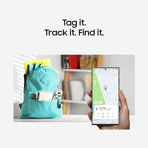SAMSUNG GALAXY SMARTTAG2, BLUETOOTH TRACKER, ITEM FINDER - WHITE