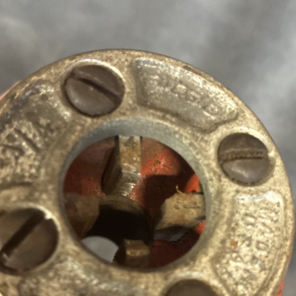 RIDGID Pipe Threading Die Head 12R 1/4” NPT Right Hand Tool Type Die Head