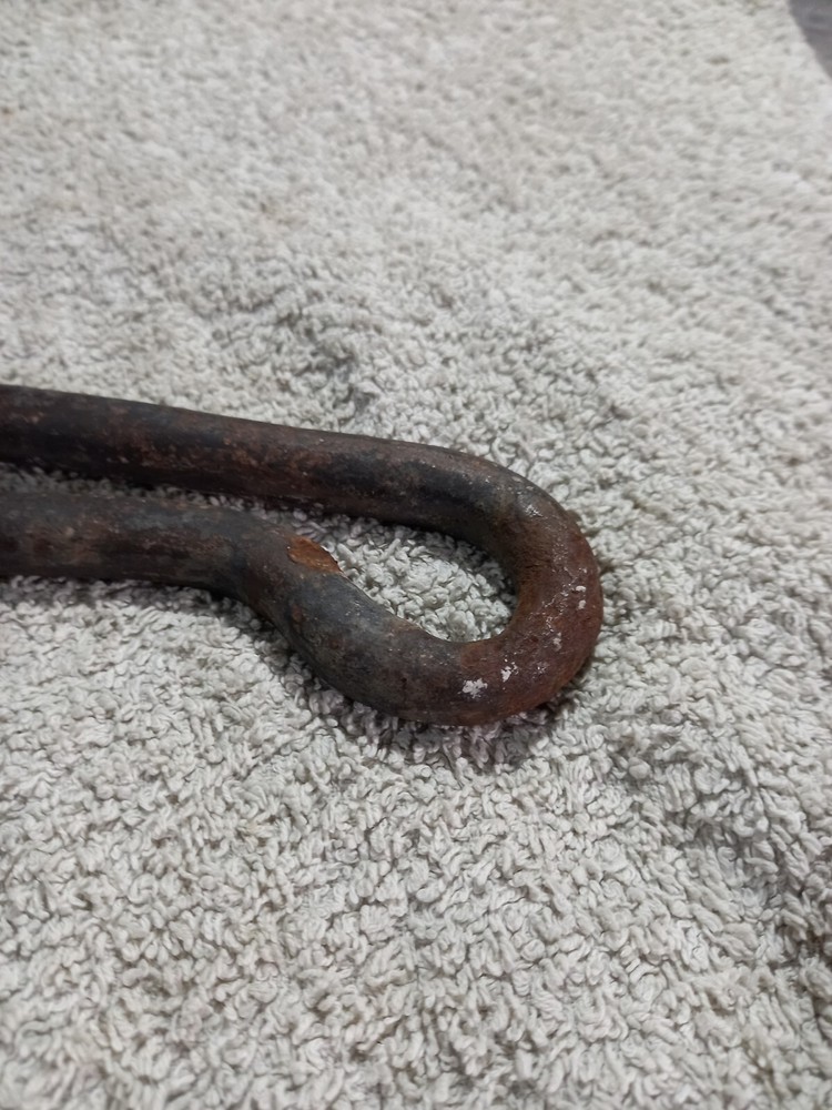Antique Fireplace Trammel Hand Forged