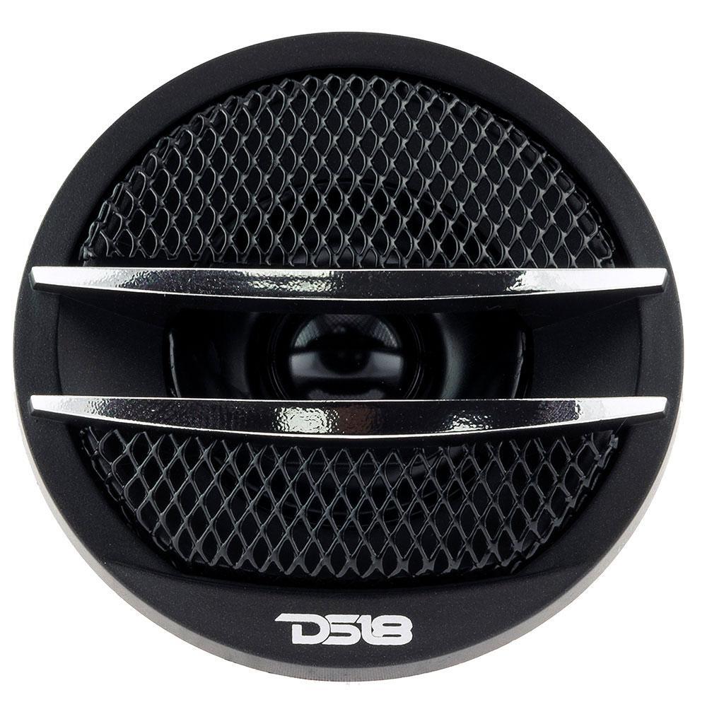 DS18 TX1S 1.38" Poly Dome Tweeter Pair Silver
