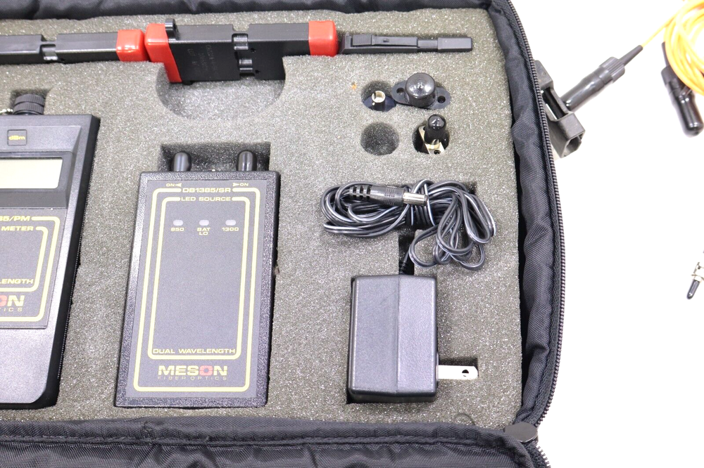 Meson Fiber Optics Power Meter & Source Testing Kit