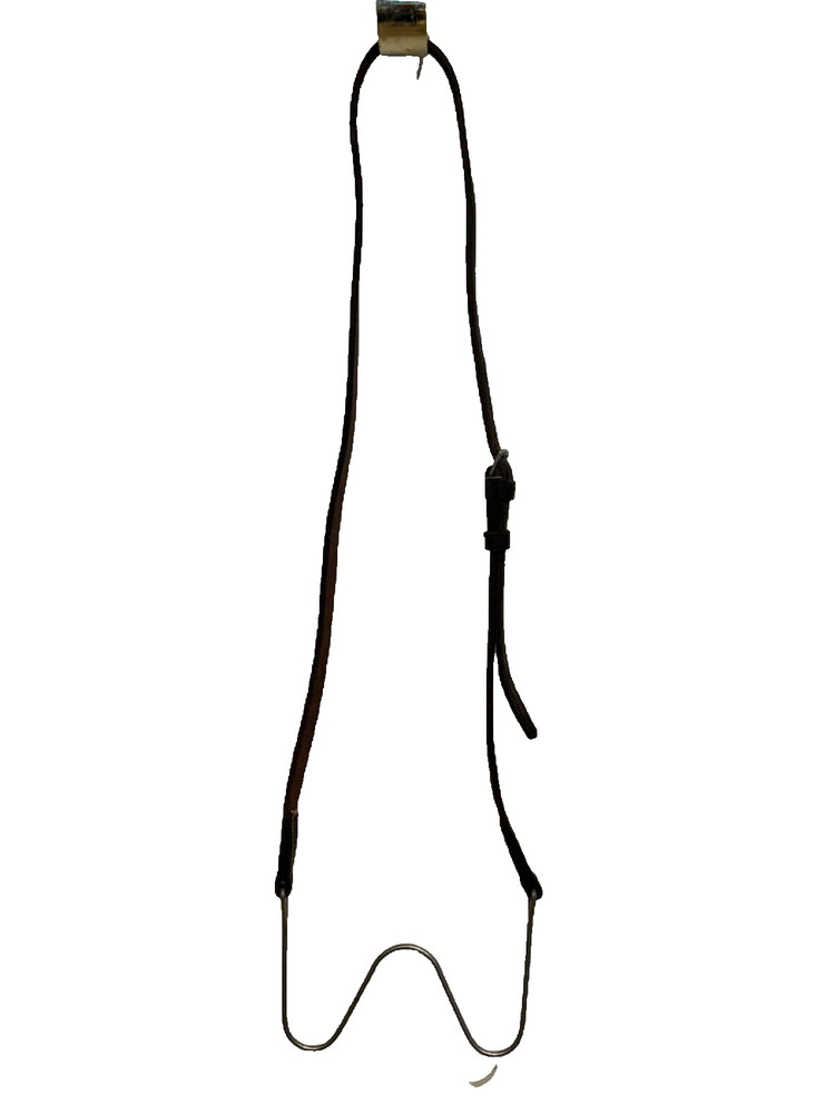 HORSE TONGUE WAVE BIT CLIP WITH FULLY ADJUSTABLE LEATHER STRAP 2 AVAILABLE