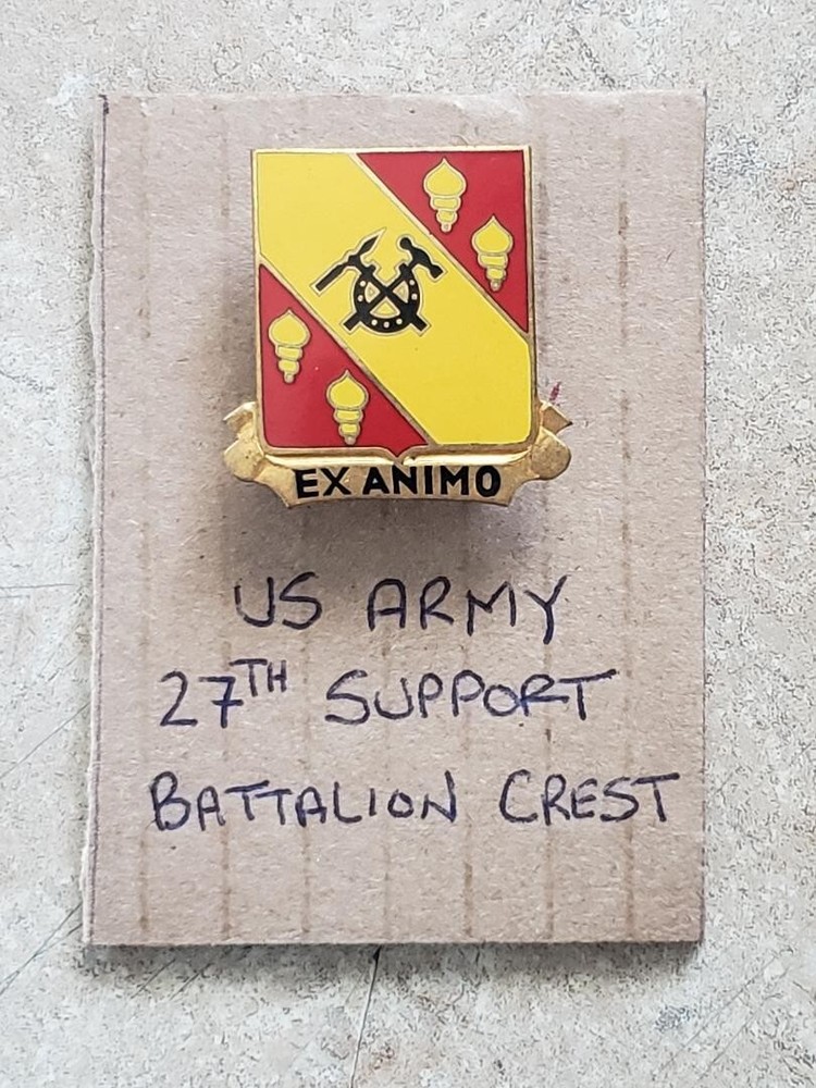 27th Support Battalion Crest DUI