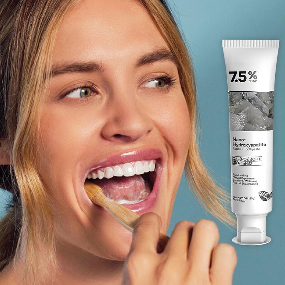 Nano Hydroxyapatite Toothpaste 120g Teeth Whiten Toothpaste Natural Serviceable