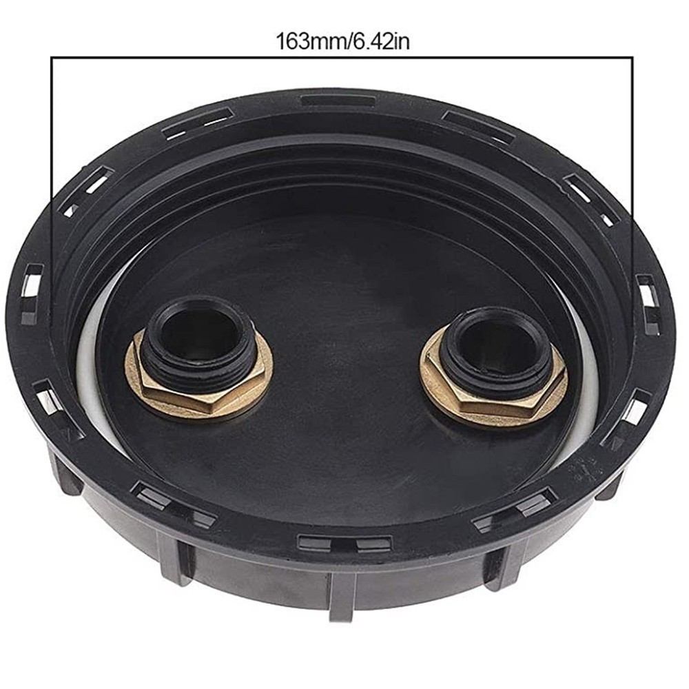 Leak proof IBC Vented Lid with White Rubber Sealing Ring and Venting Function