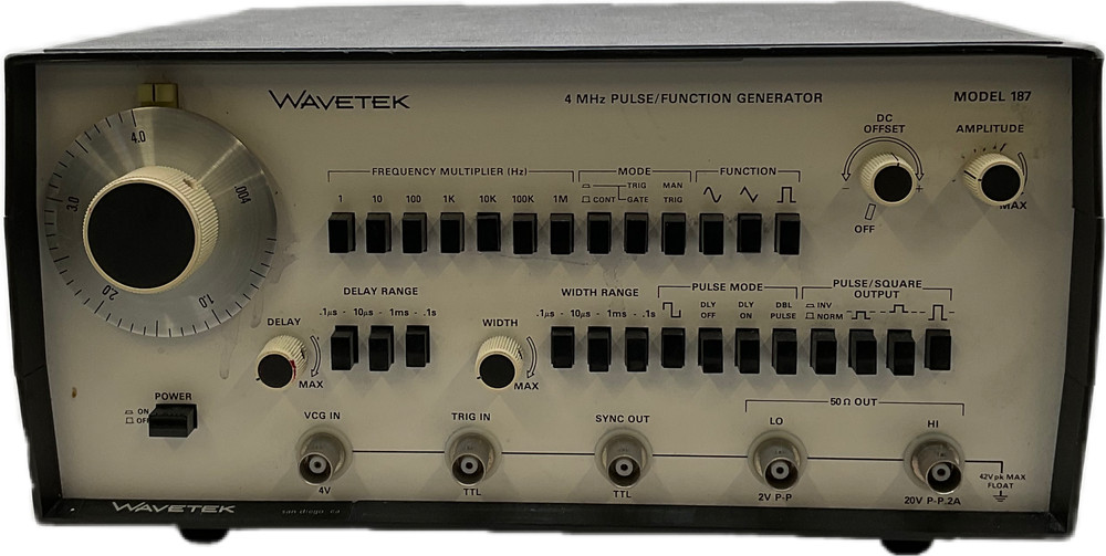 Wavetek 4 MHz Pulse/Function Generator