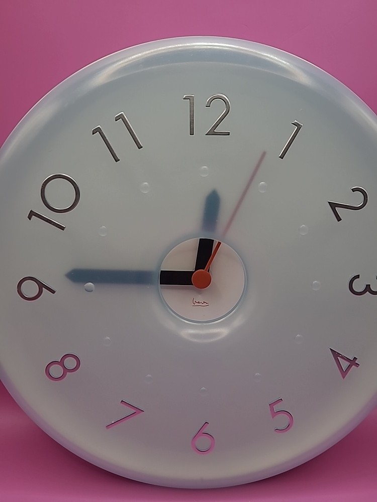 Vintage 90s Michael Graves for Target wall clock 10" Tested