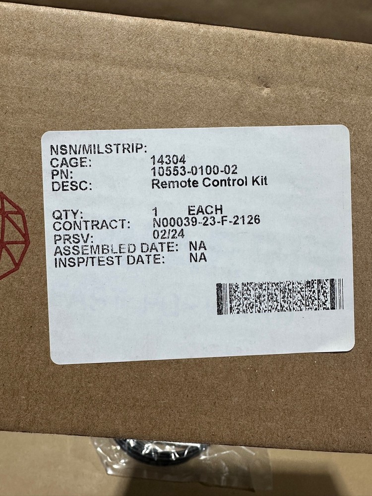 Harris Remote Keypad Display Unit (KDU) 10553-2360-02 w/ Data Programming Cable