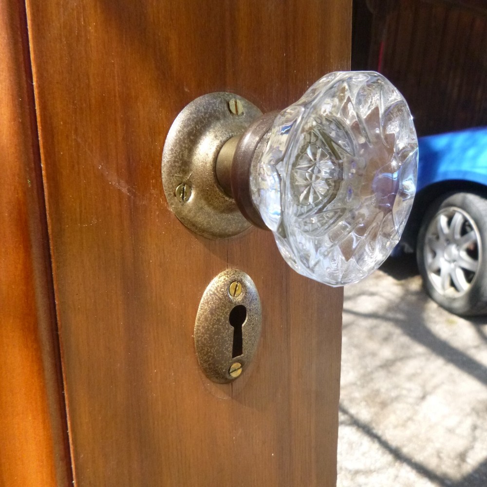 Antique gumwood door