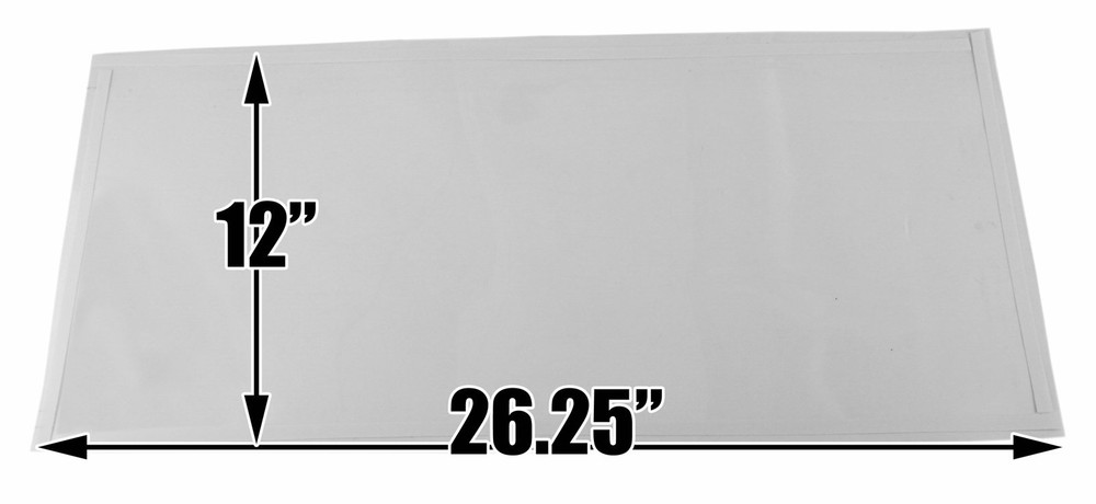 (5) Dragway Tools Window Films for Model 260 Sandblast Cabinet