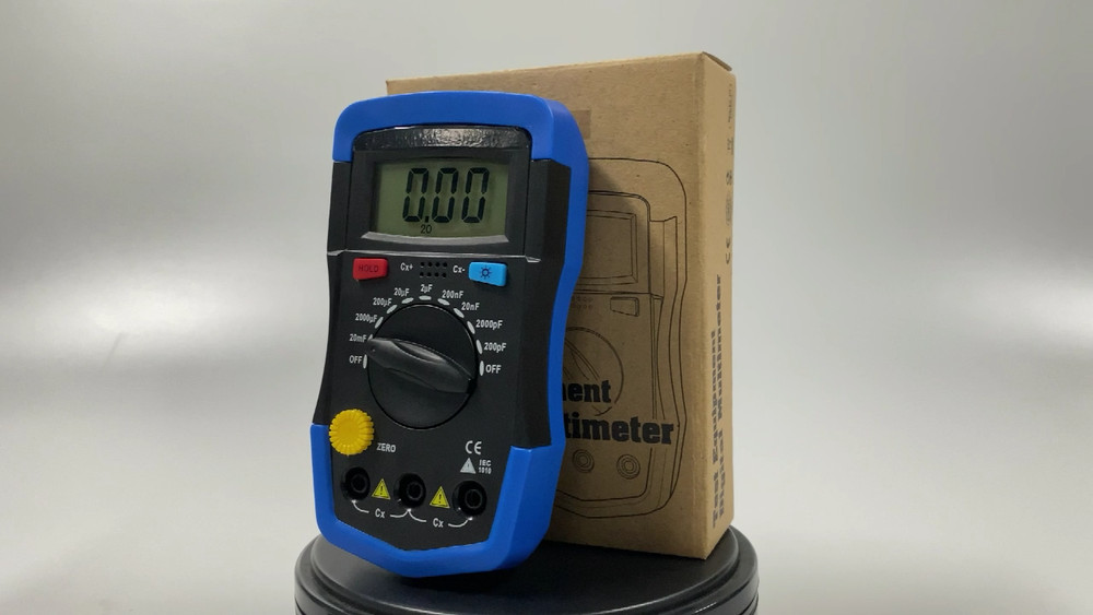 Multimeter Digital Capacitance 200pF-20mF Meter Capacitor Tester Measure Tool