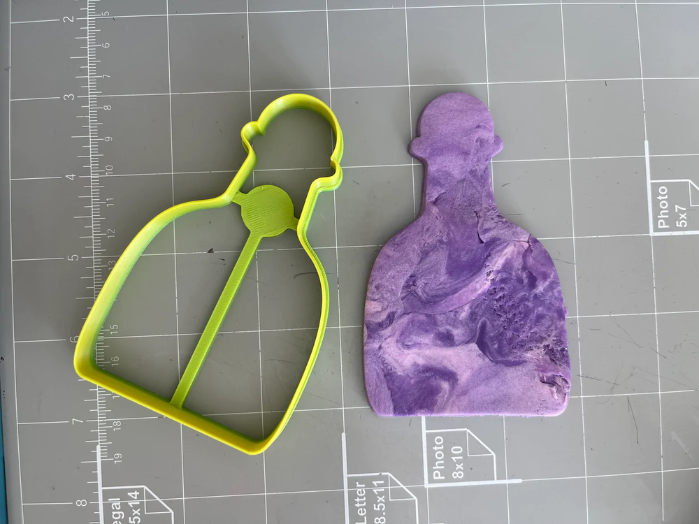 Drinking Bottle Outline Cookie cutter