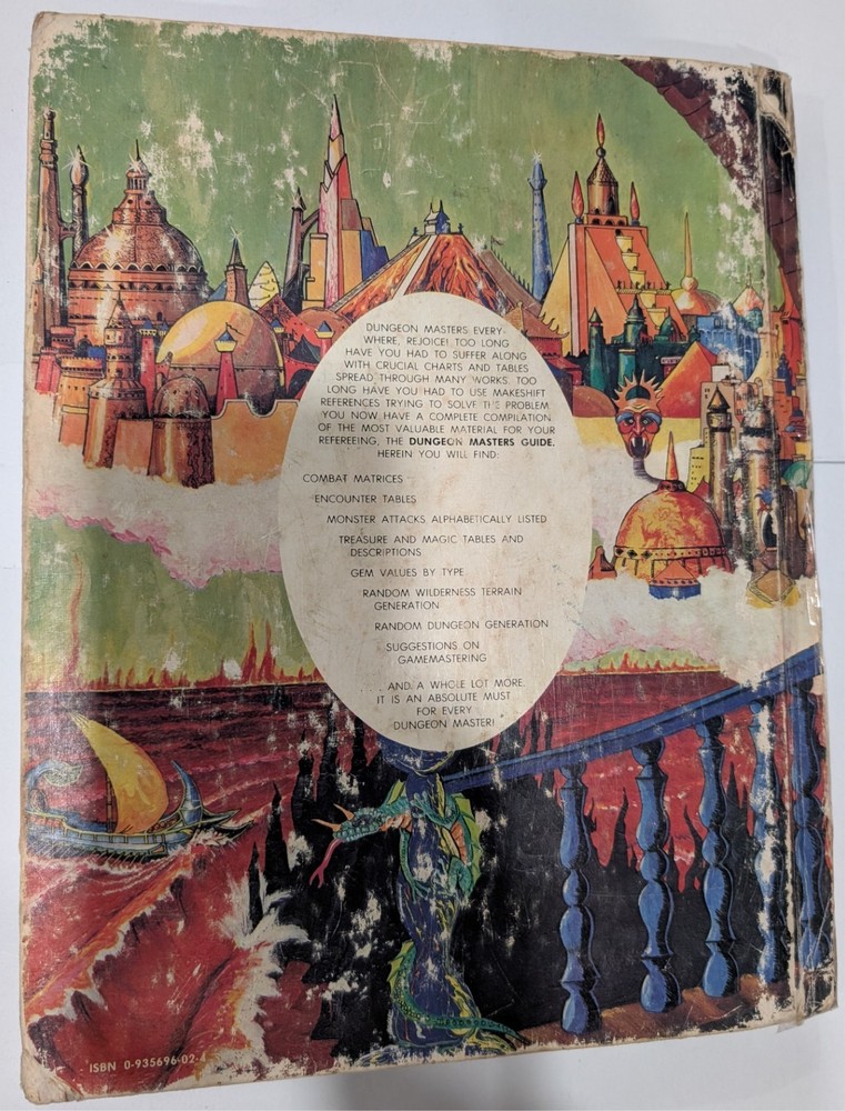 Advanced Dungeons & Dragons Dungeon Masters Guide Revised Edition TSR 1979