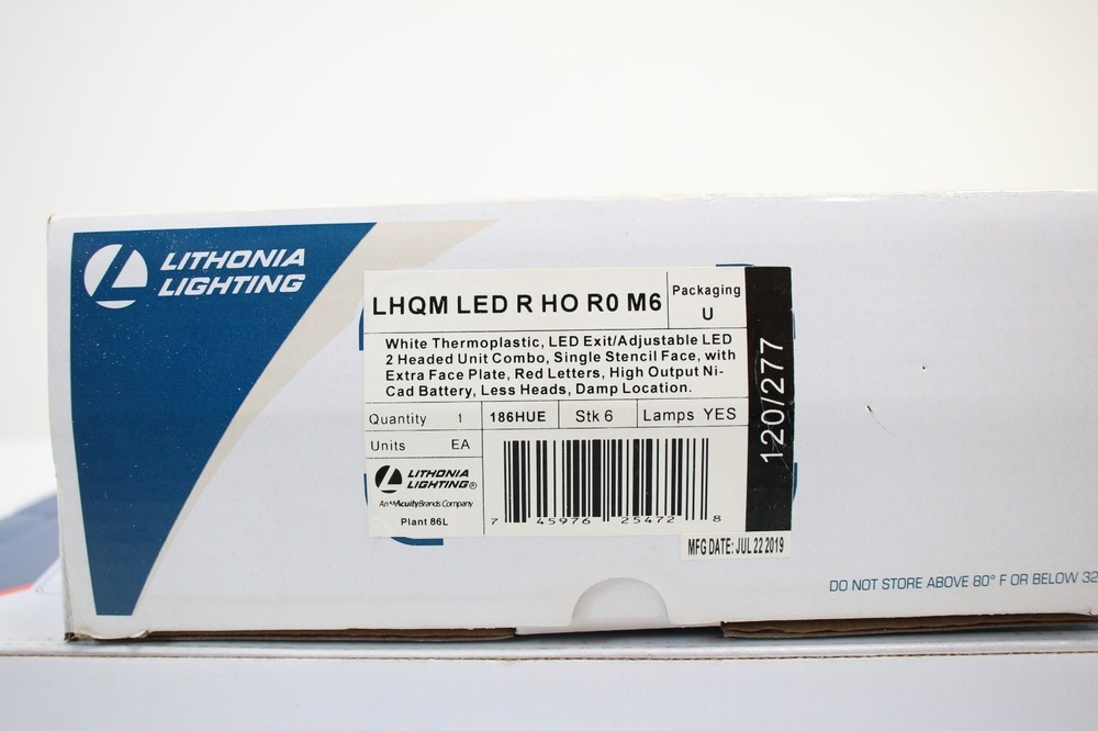 Exit Sign Lot 6607 Lithonia Quantum LED Series