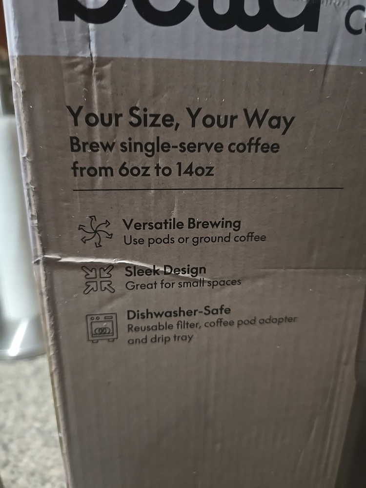 bella Drip Coffee Maker Oatmilk