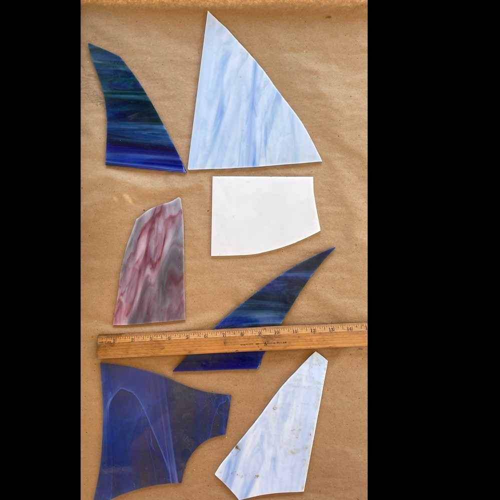 Colored Glass Pieces For Stained Glass Projects