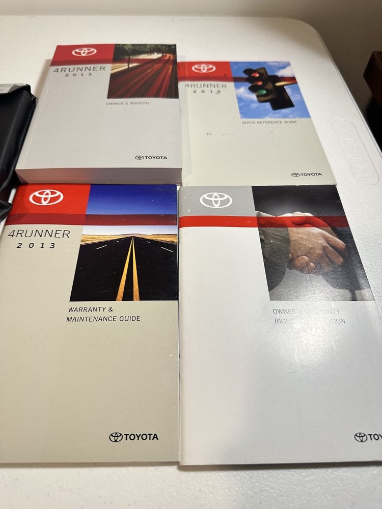2013 Toyota 4Runner Owner Manual Set