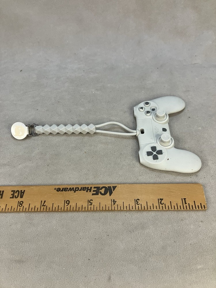 BabyGlitch "PS I Love You" video game controller teether