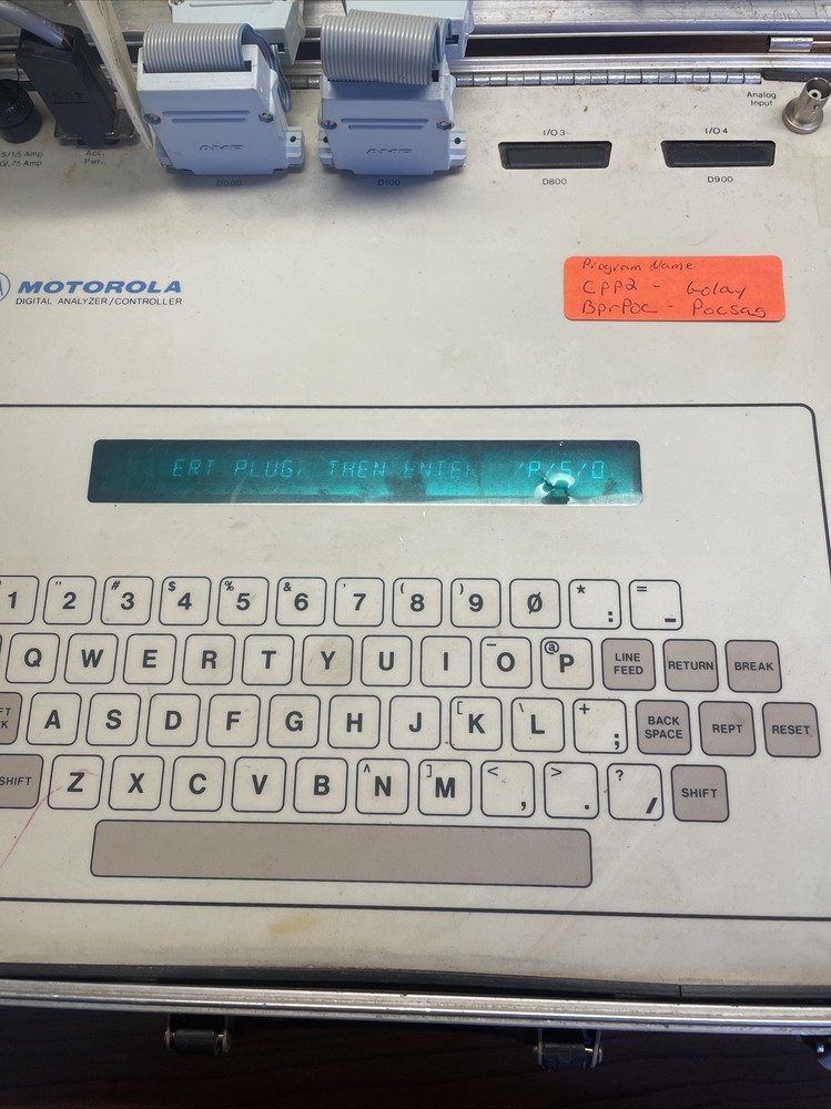 Motorola Reader/Programmer RTL-5808 Digital Analyzer/Controller