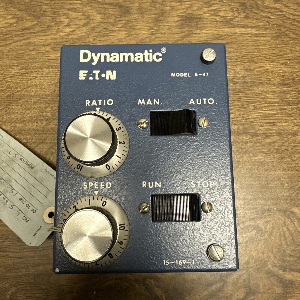 Eaton,15-1-169,Dynamatic Modular Speed Control Model 5-47