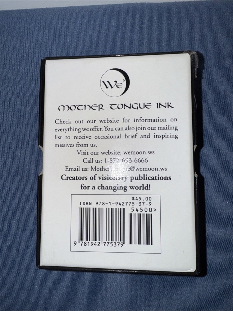 We'Moon Tarot Card Deck, Boxed Set with Book EUC