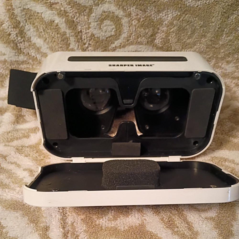 Sharper Image Smartphone 360 Virtual Reality Headset (with Earbuds & Controller)